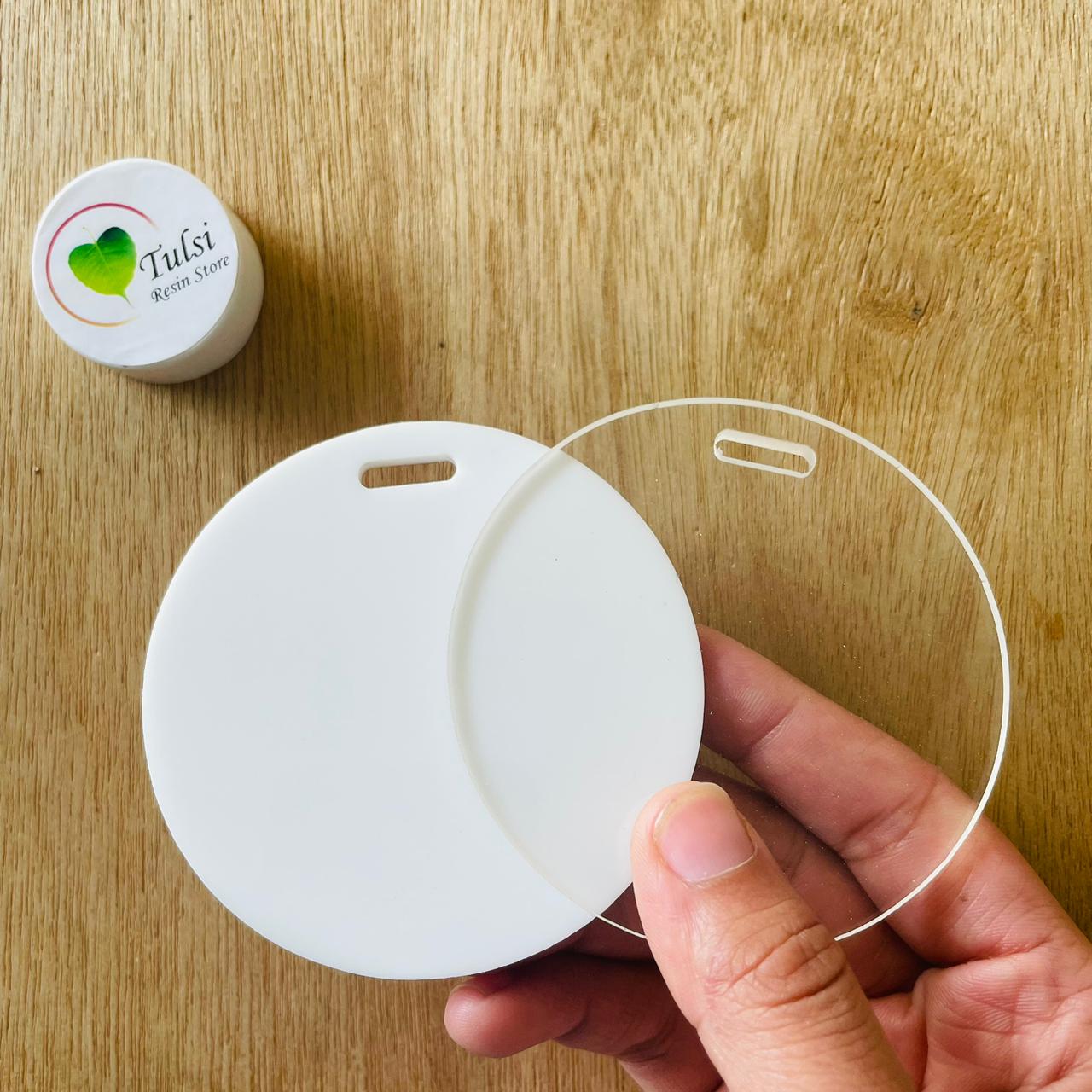 Acrylic Luggage Tag - Round