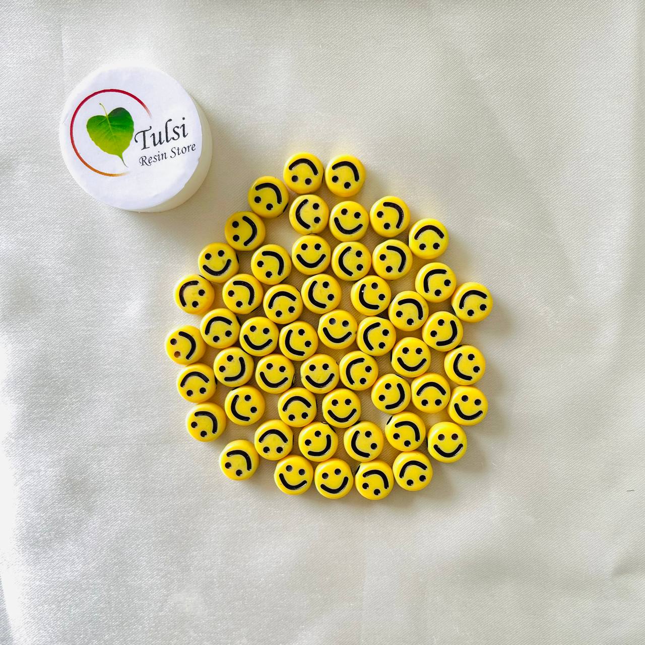 Big Yellow Smile Beads