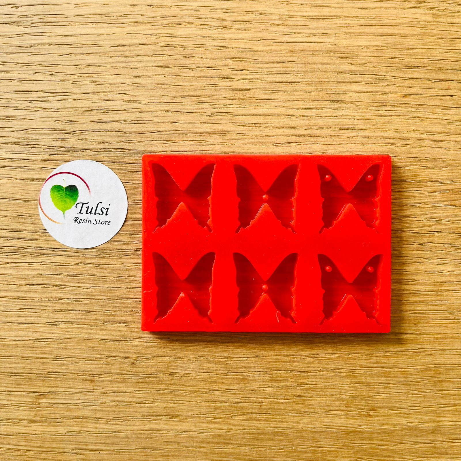 1" Butterfly Mould - Red