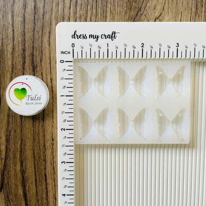 1" Butterfly Mould - White - TRS