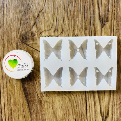 1" Butterfly Mould - White - TRS