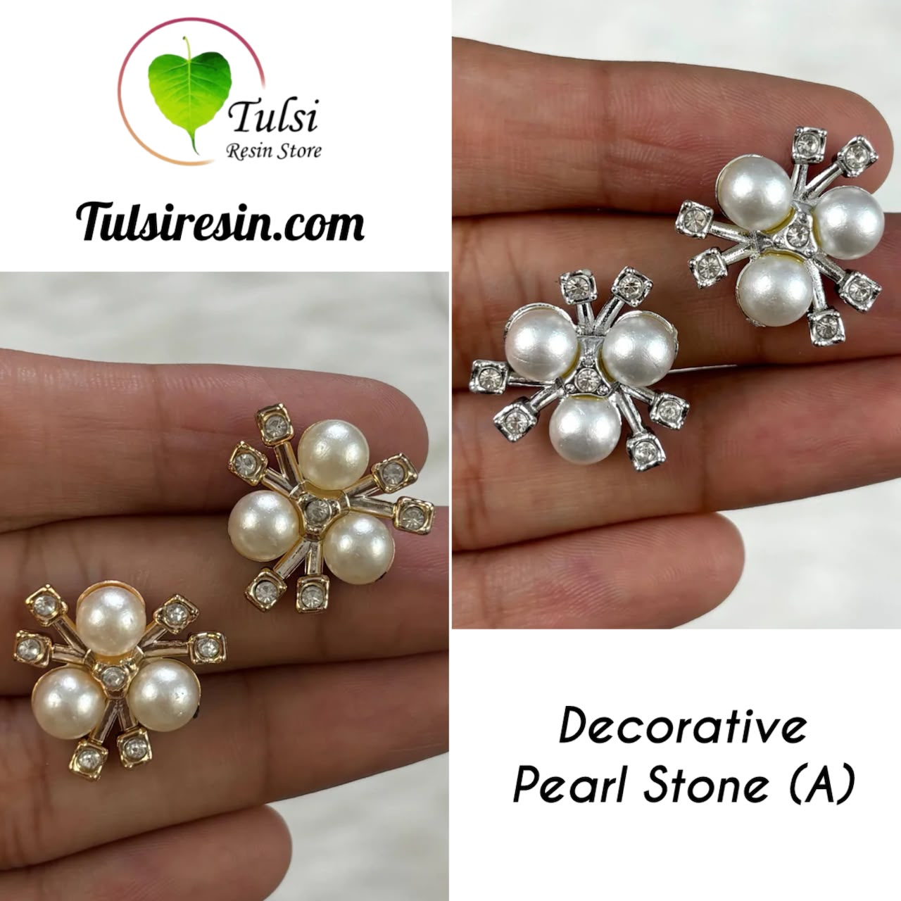 Decorative Pearl Stone (A) Tulsi Resin Store