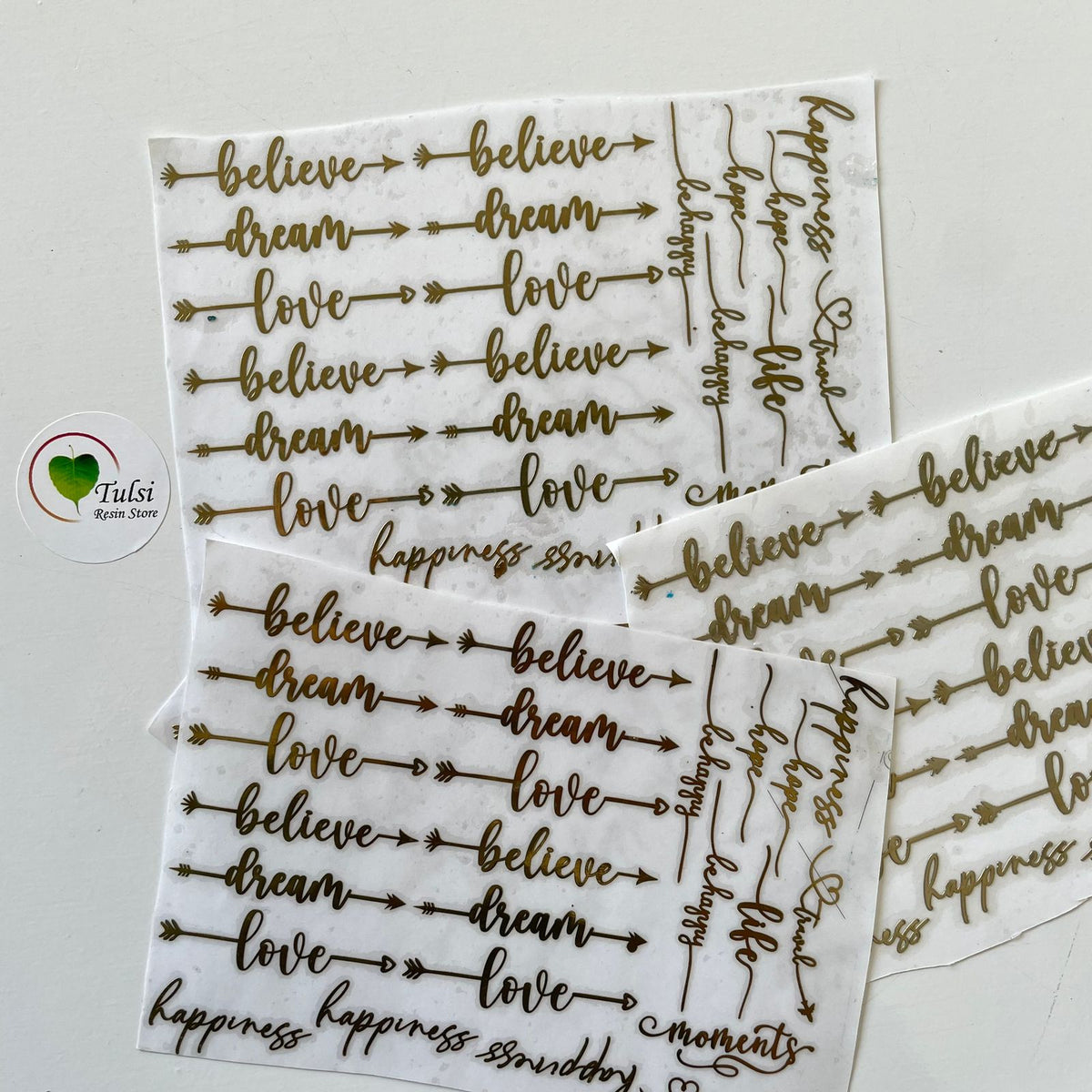 Defective Sticker Distash / Defective Metal Sticker A6 Bookmark Sheet – Tulsi Resin Store
