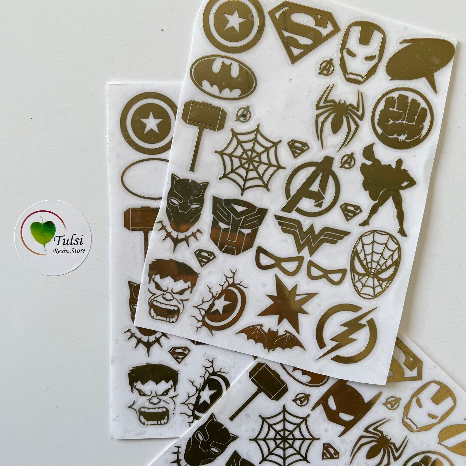 Distash / Defective Metal Sticker - A6 Superhero