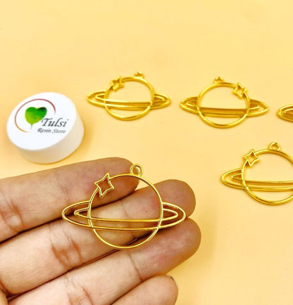 Designer Gold Bazel - D (5 Pcs)