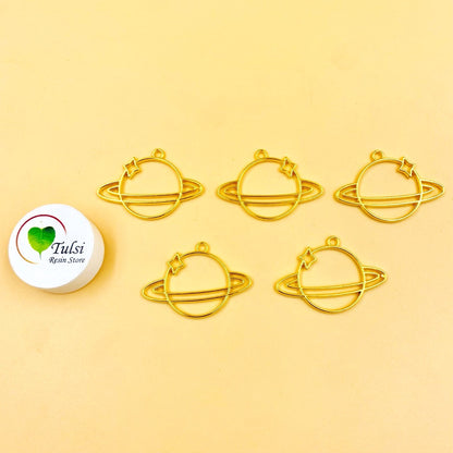 Designer Gold Bazel - D (5 Pcs)