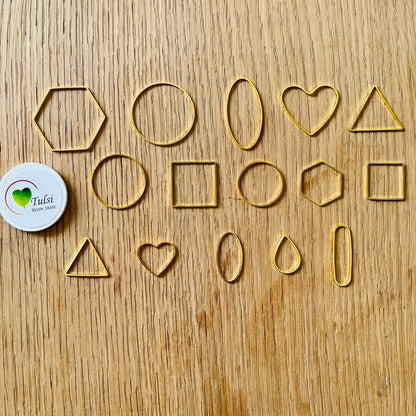 Designer Gold Bazel - M (15Pc)