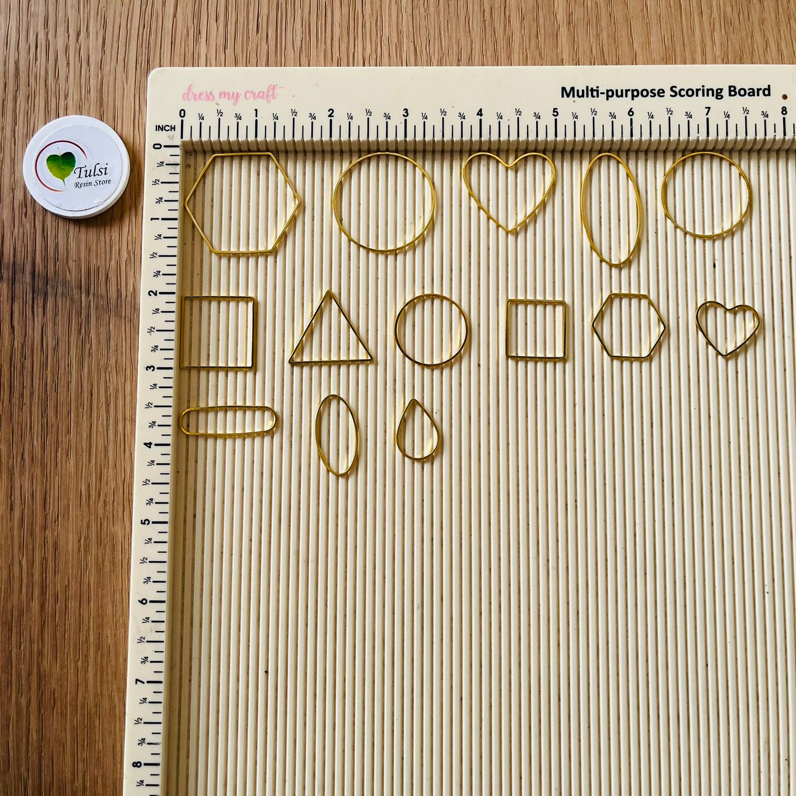 Designer Gold Bazel - M (15Pc)