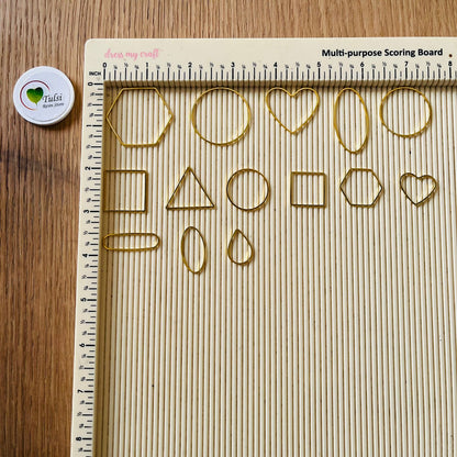 Designer Gold Bazel - M (15Pc)