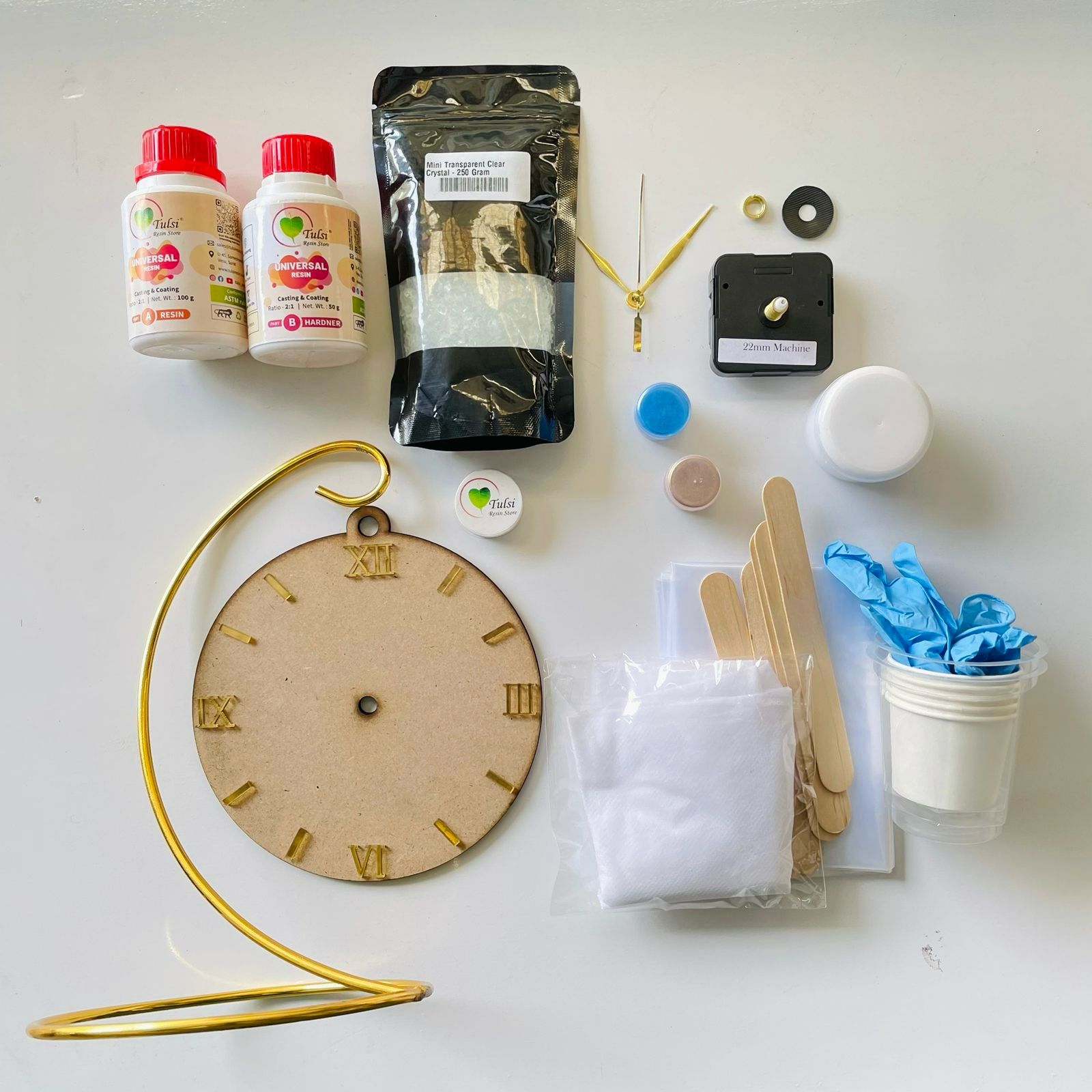 DIY Hanging Table Clock Kit With Free Tutorial