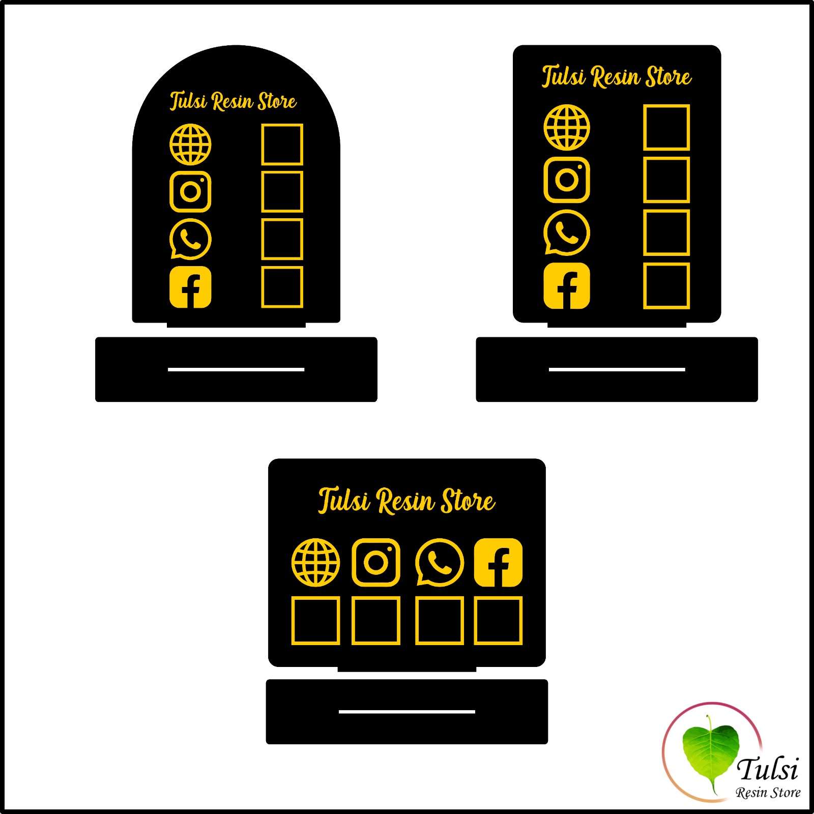 Custom Scanner Frame with Cutouts Set