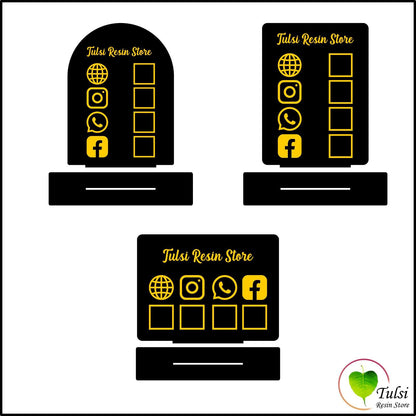 Custom Scanner Frame with Cutouts Set - - Tulsi Resin Store