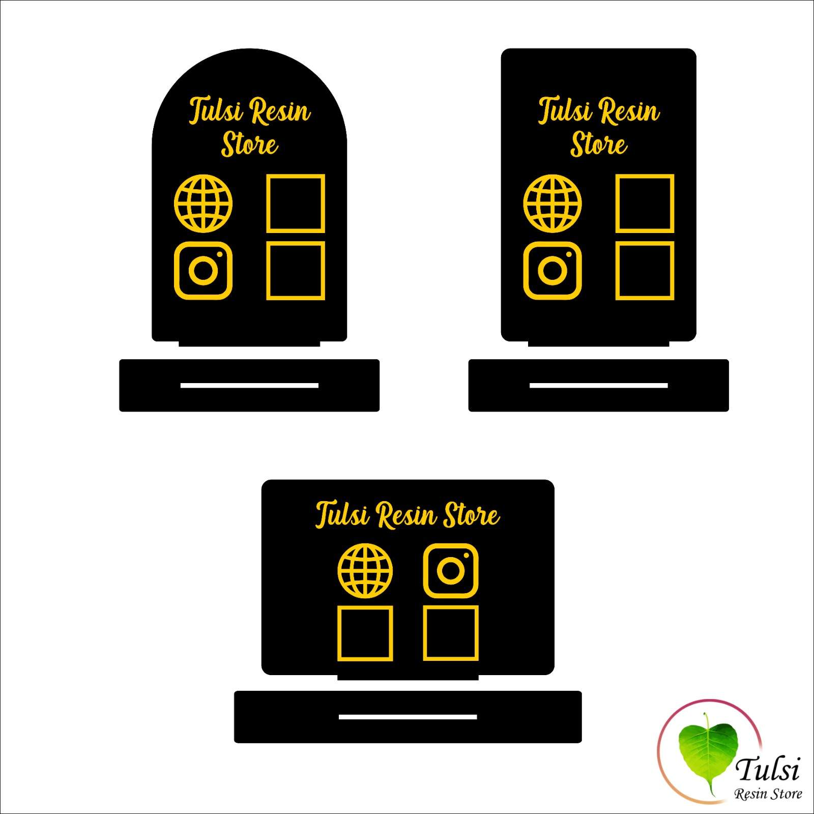 Custom Scanner Frame with Cutouts Set - - Tulsi Resin Store