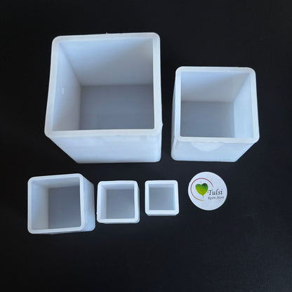 5 Pcs Square Cube Mould