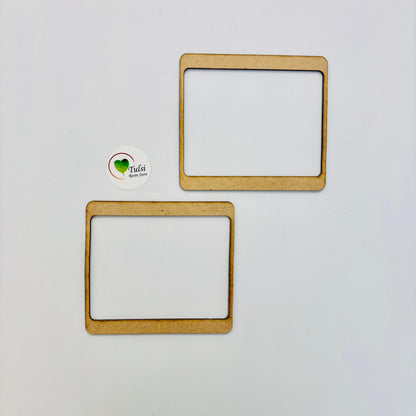 MDF Designer Square Frame (A) -10 Pieces