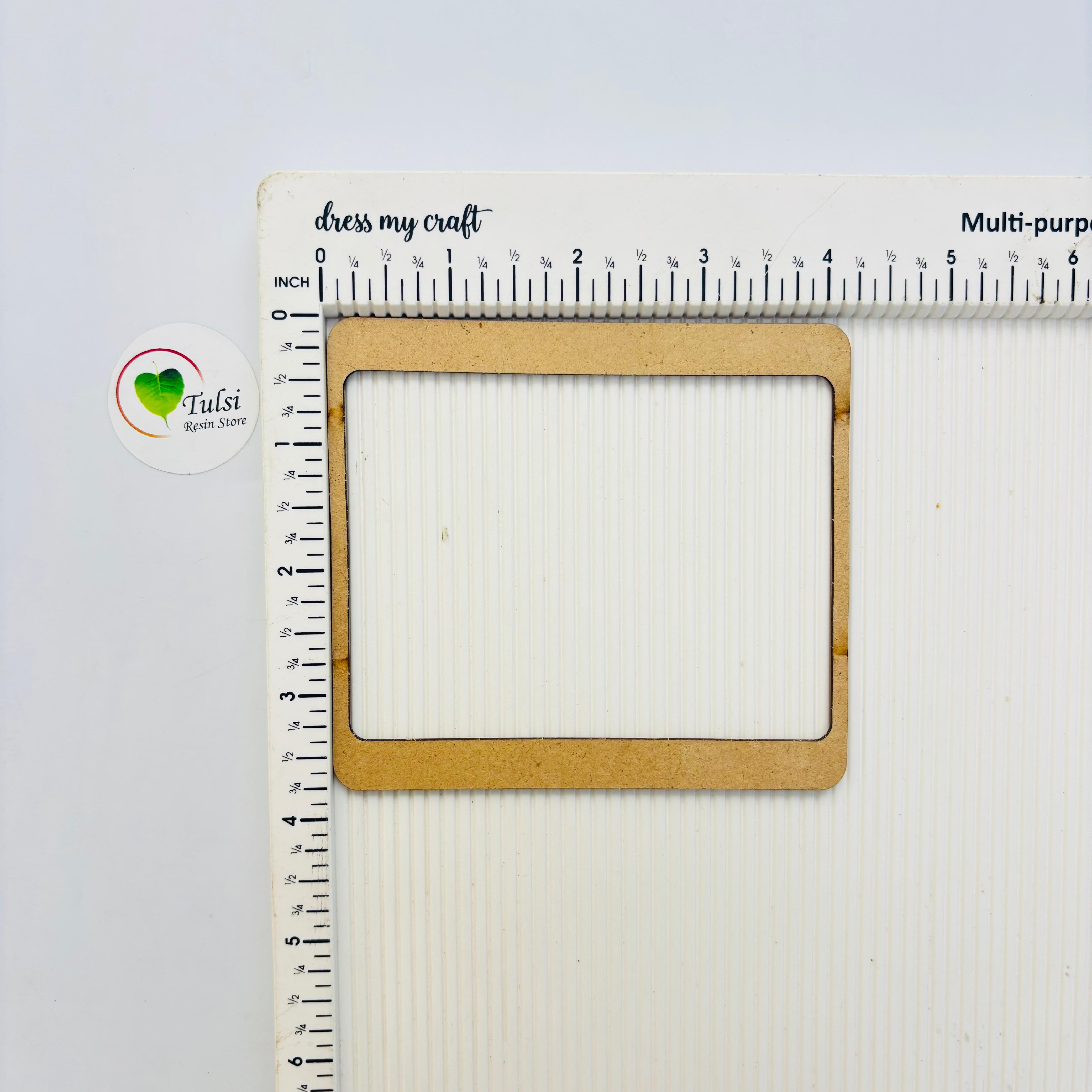 MDF Designer Square Frame (A) -10 Pieces