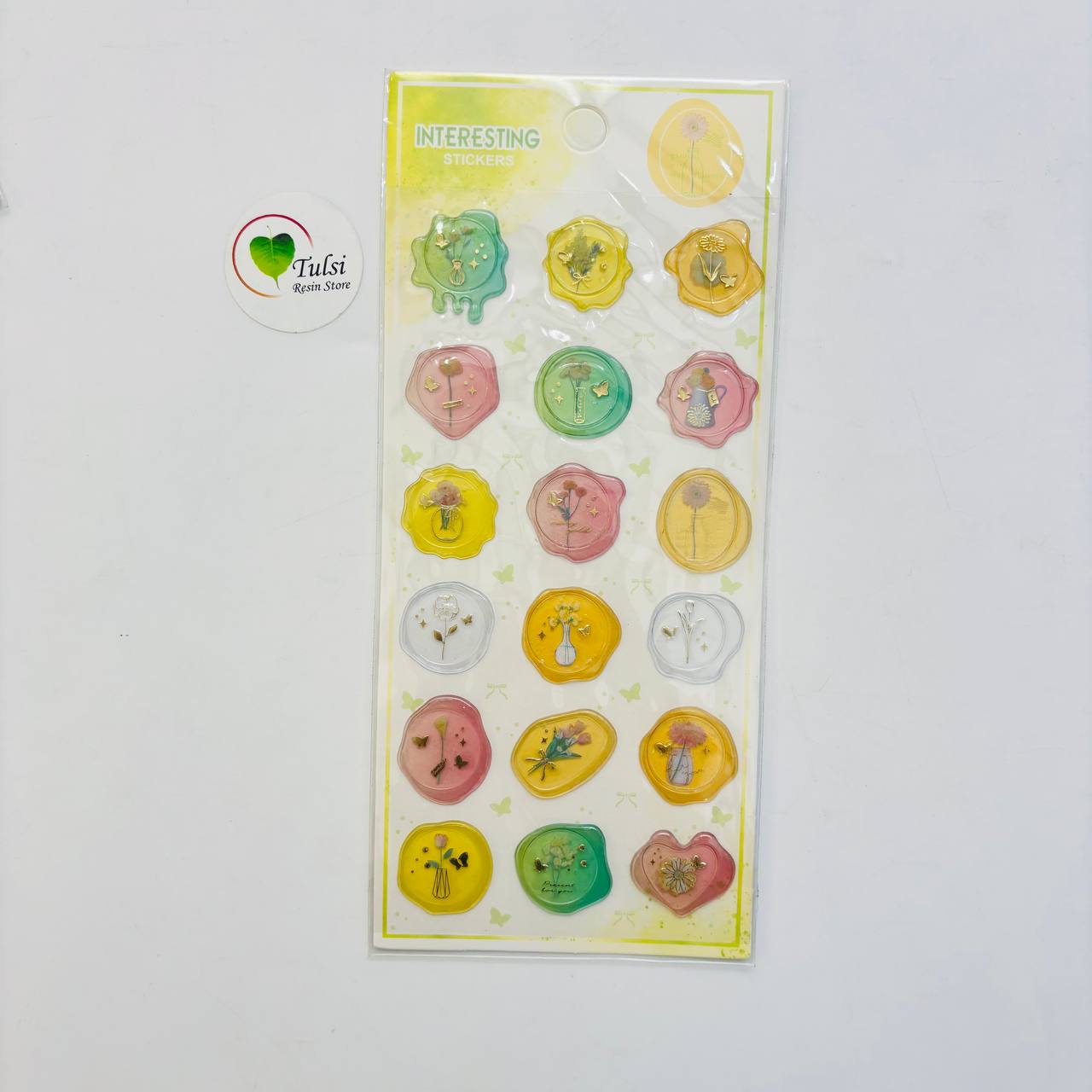 Transparent Wax Stamp Sticker (F)