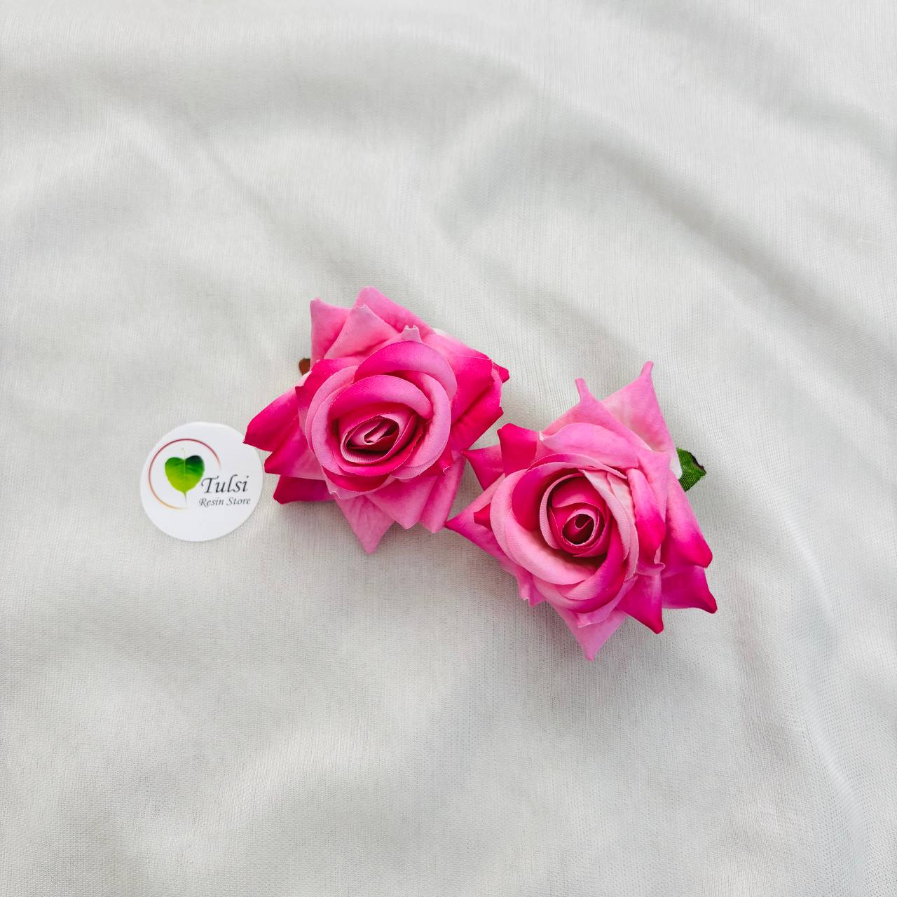 Shaded Rose Artificial Flower (2 Pcs)