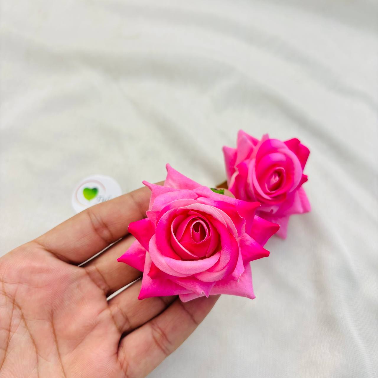 Shaded Rose Artificial Flower (2 Pcs)