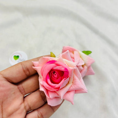 Shaded Rose Artificial Flower (2 Pcs)