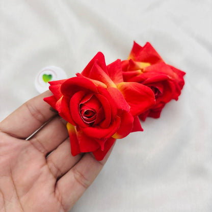 Shaded Rose Artificial Flower (2 Pcs)