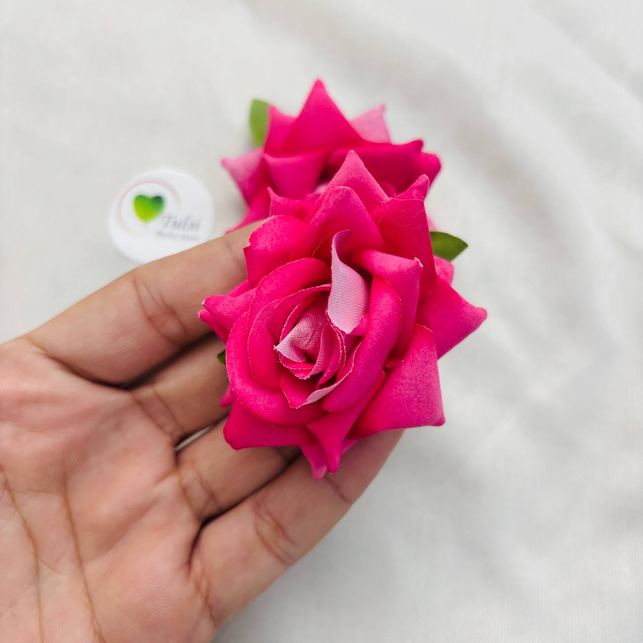 Shaded Rose Artificial Flower (2 Pcs)