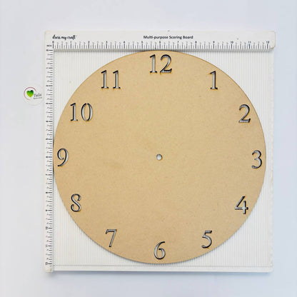 12" Number Cutout Clock Base