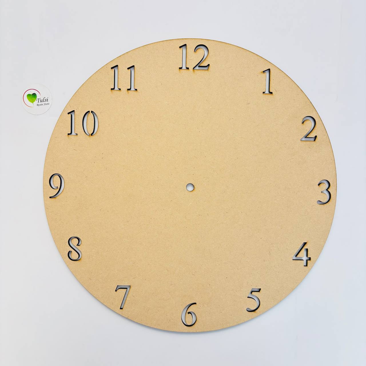 12" Number Cutout Clock Base