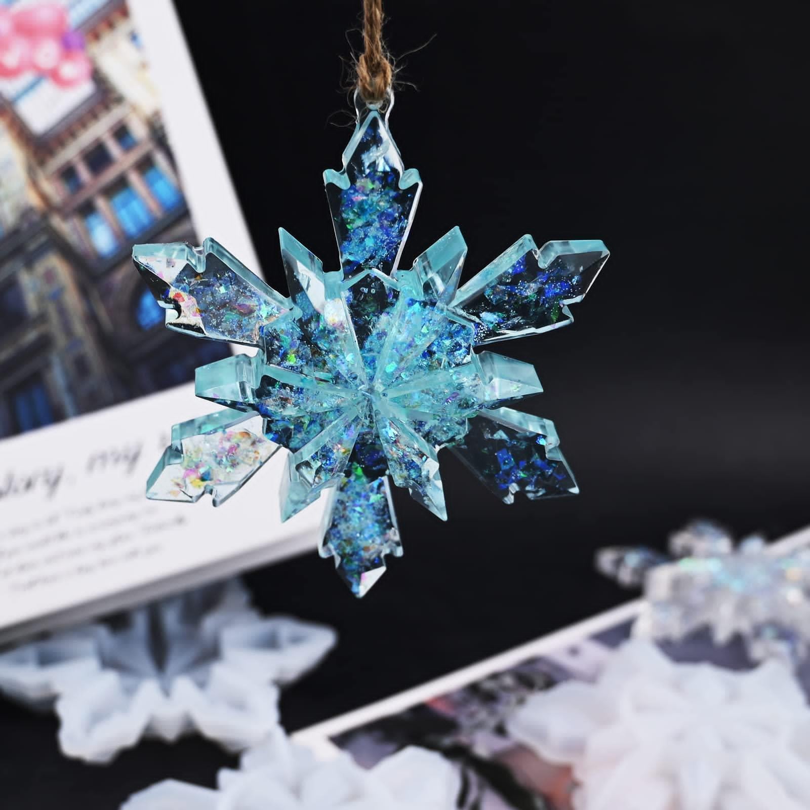 Big Christmas Snowflake Mould