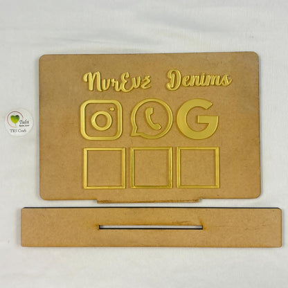 Custom Scanner Frame with Cutouts Set - - Tulsi Resin Store
