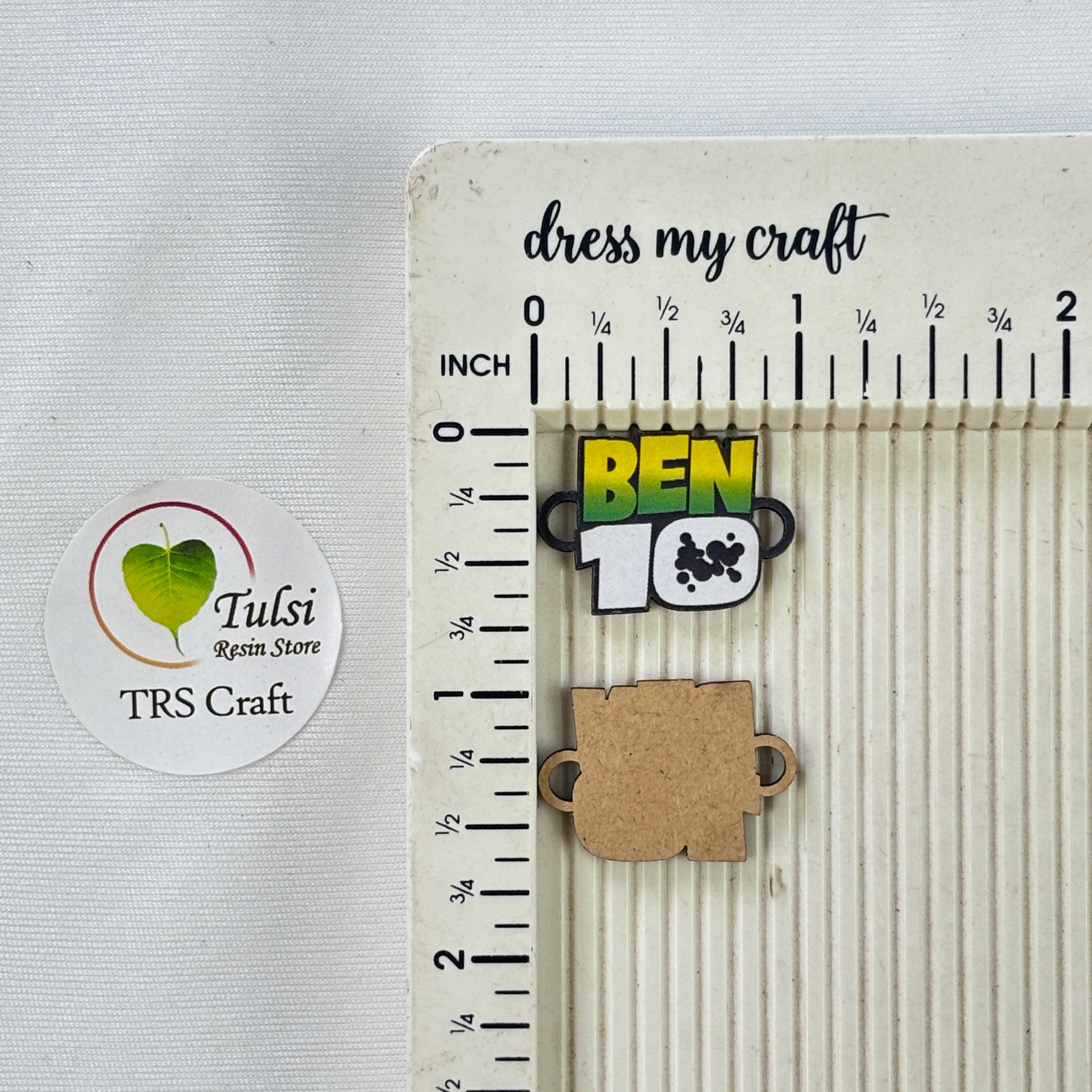 MDF Printed Rakhi Charm (E) - Ben10 Tulsi Resin Store