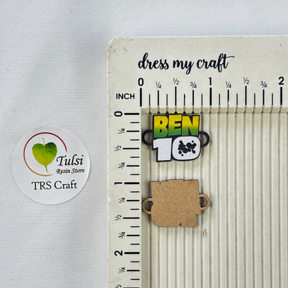 MDF Printed Rakhi Charm (E) - Ben10 Tulsi Resin Store