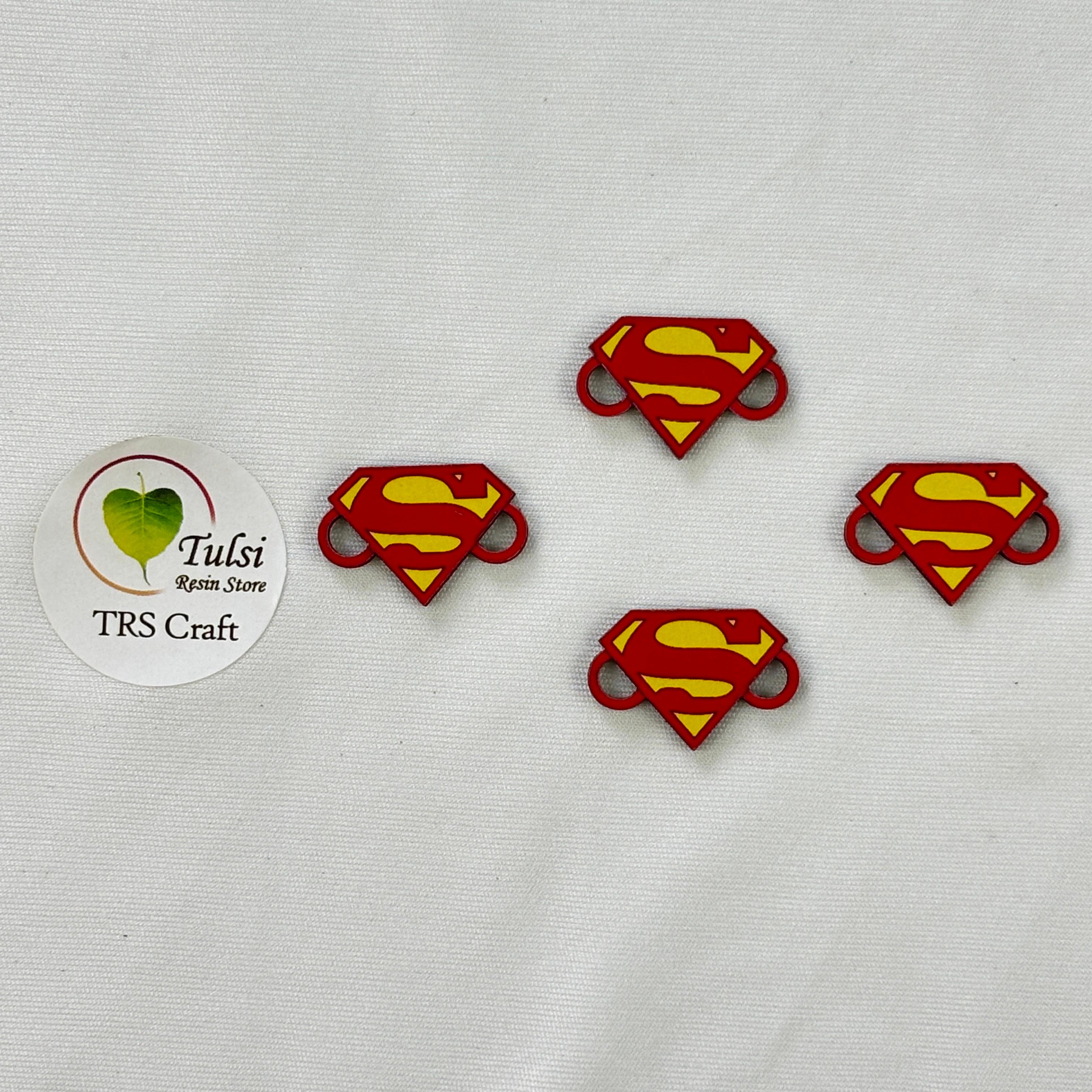 MDF Printed Rakhi Charm (D) - Superman