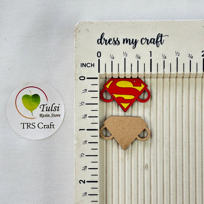 MDF Printed Rakhi Charm (D) - Superman Tulsi Resin Store