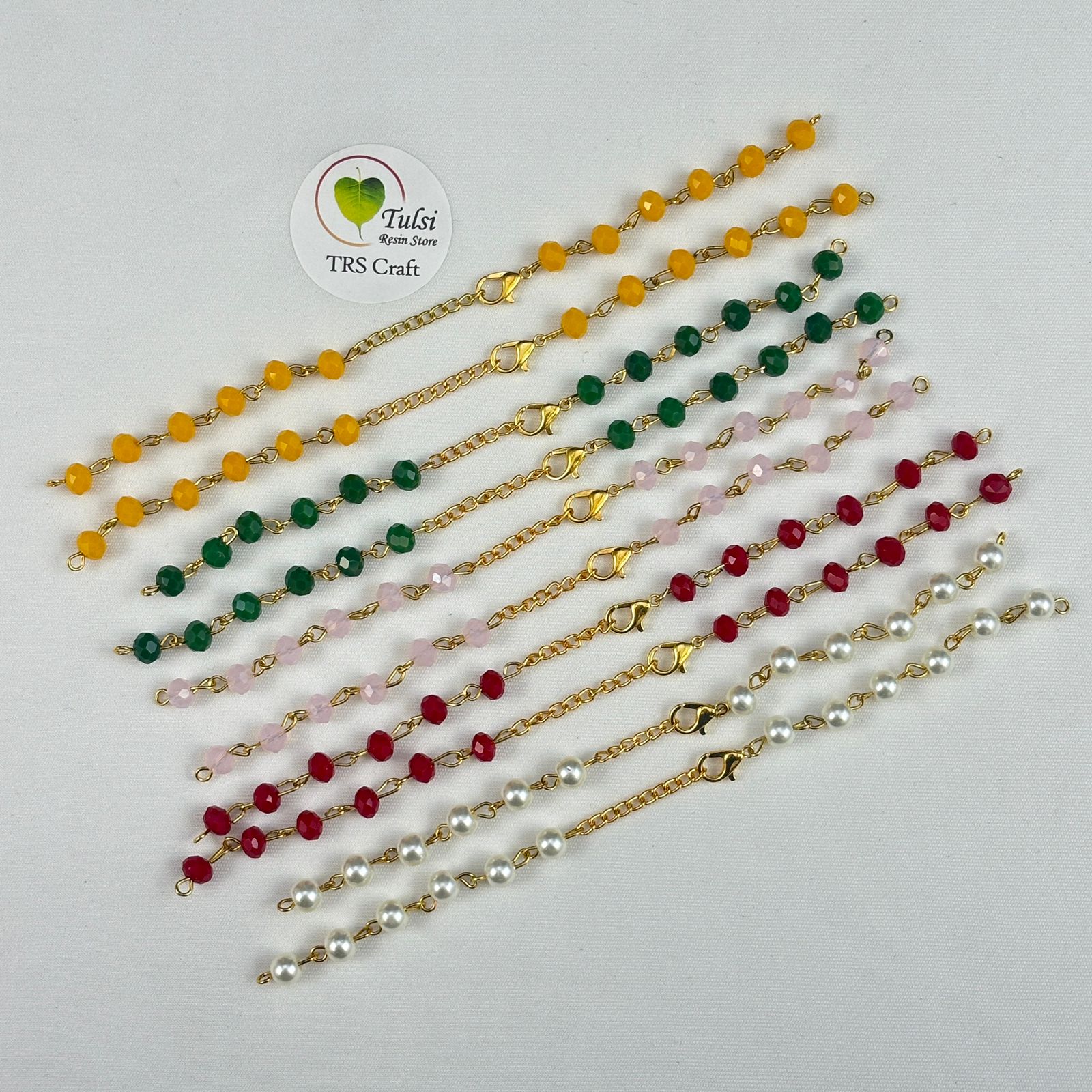 Bracelet Chain - Moti (H) Tulsi Resin Store