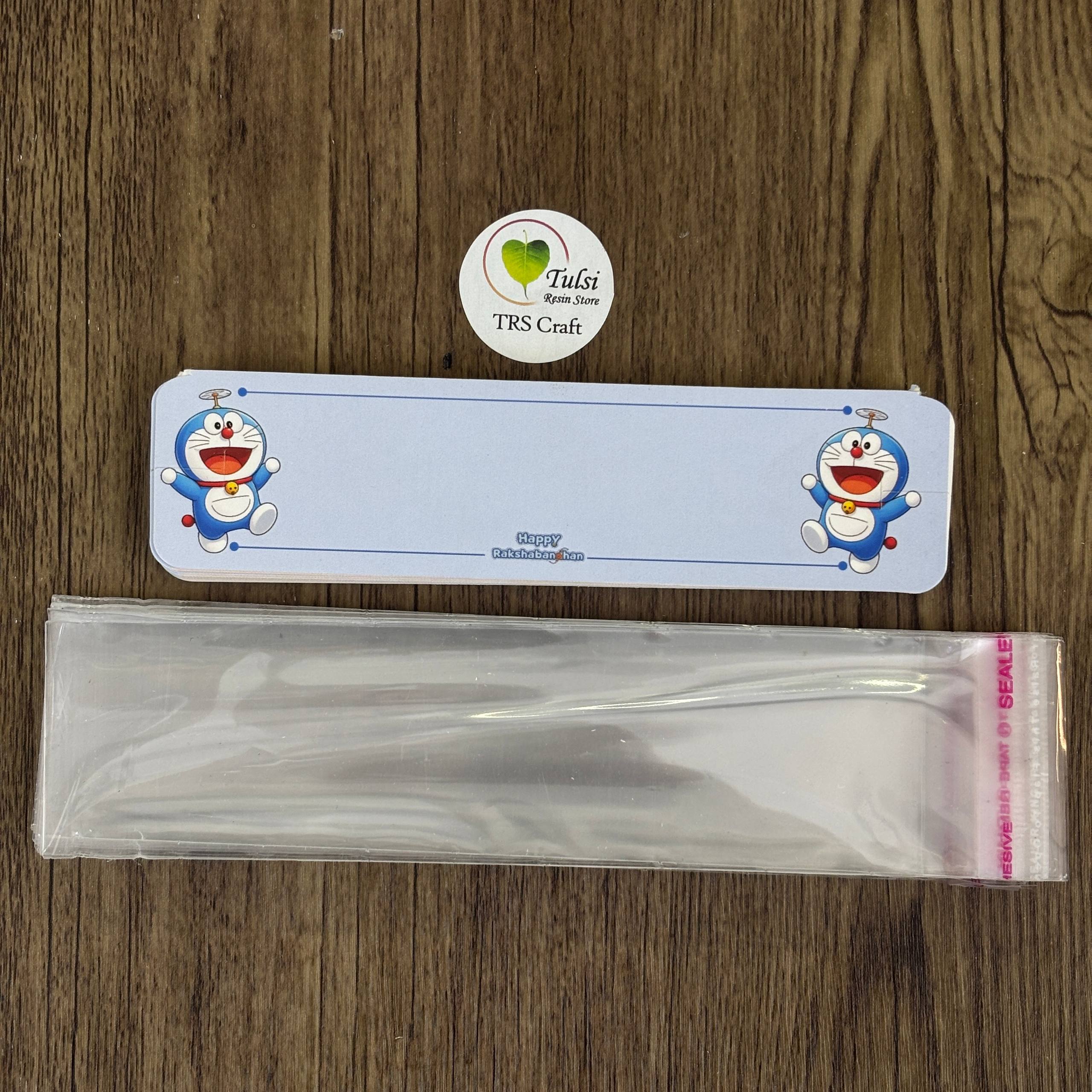 Rakhi Card With Transparent Bags (B) Tulsi Resin Store