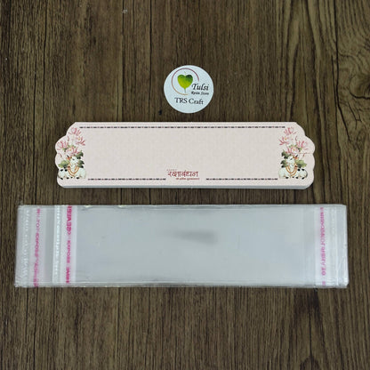 Rakhi Card With Transparent Bags (A) Tulsi Resin Store