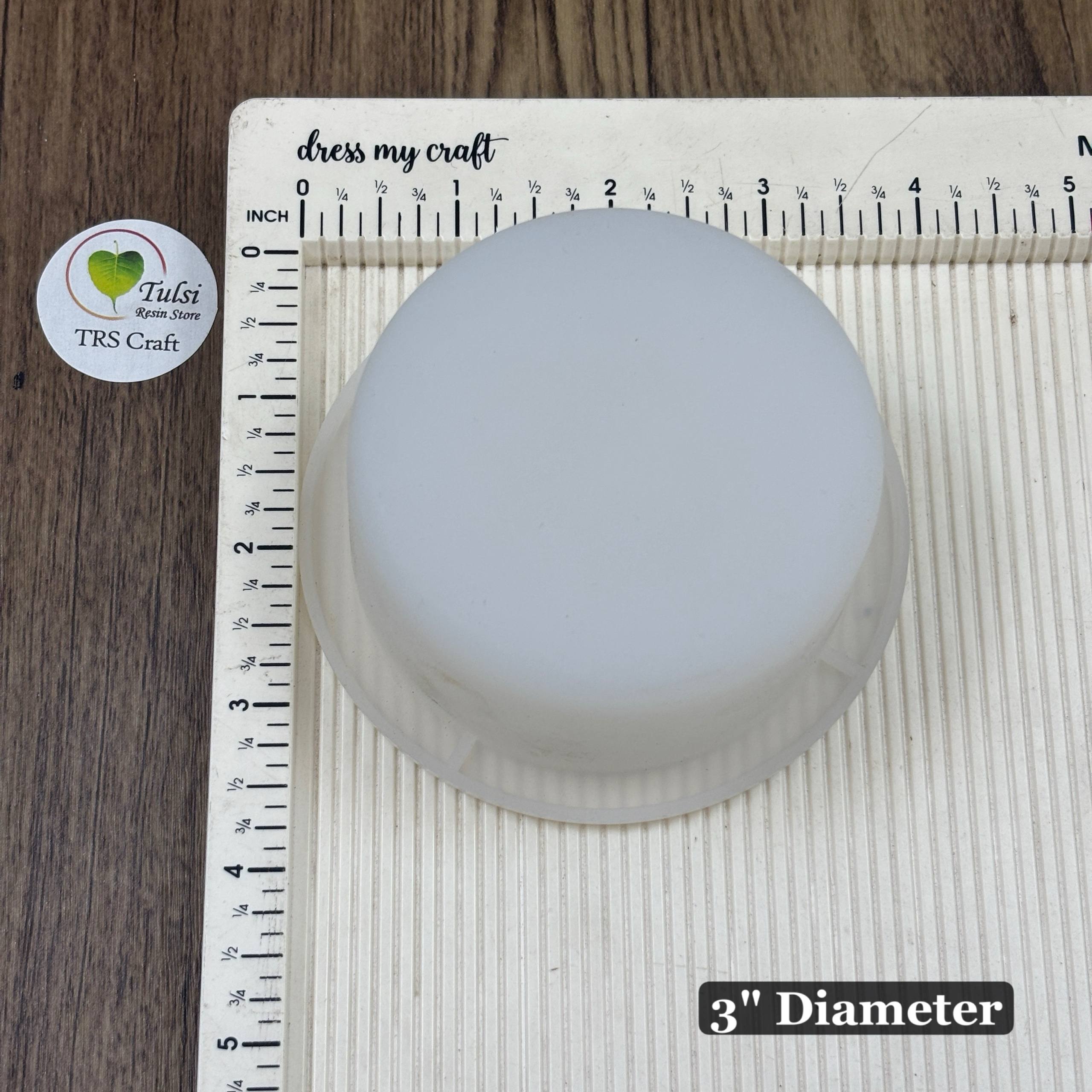 40MM Deep Round Mould 3 Inch Tulsi Resin Store