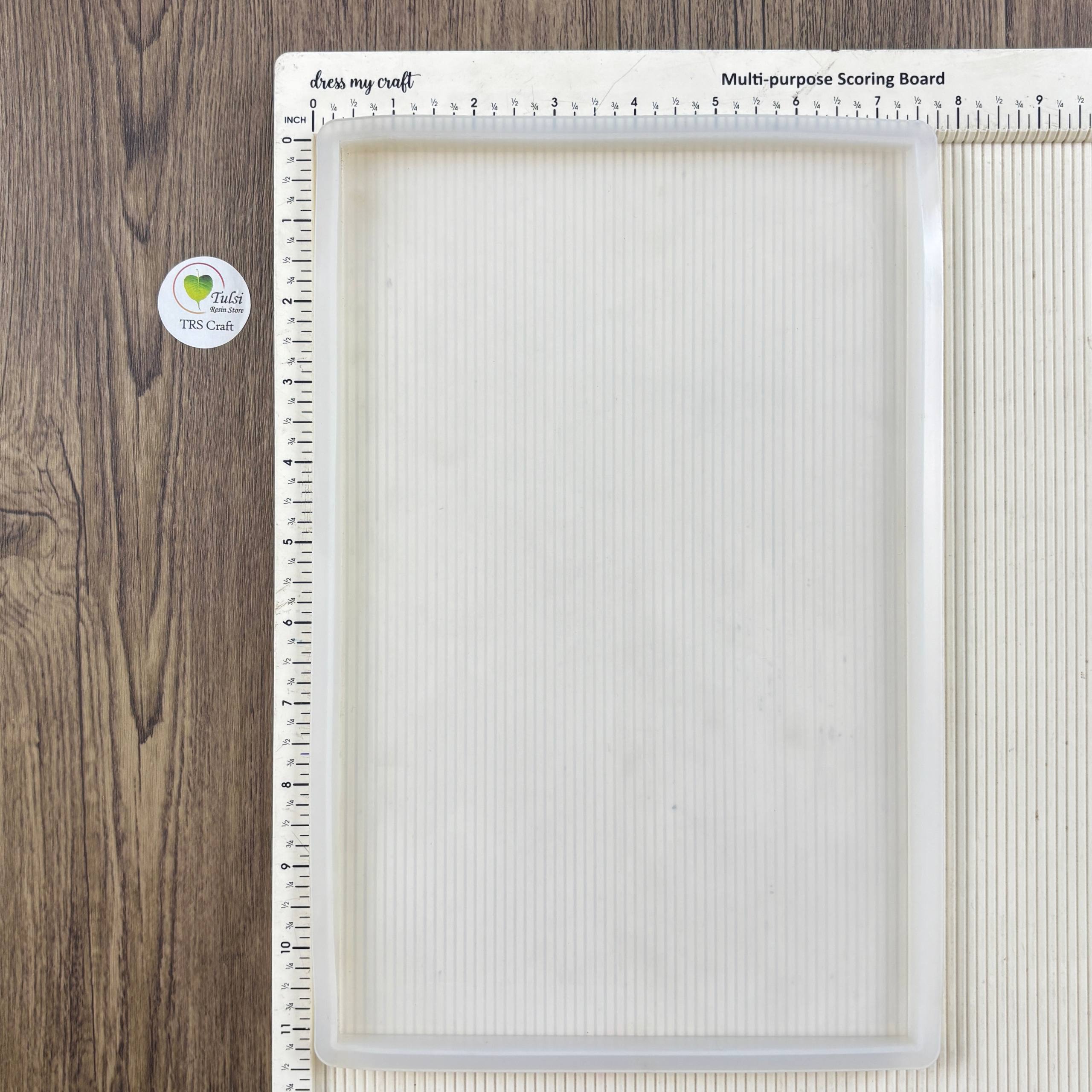 7" x 11" Rectangle Tray Mould tulsiresin