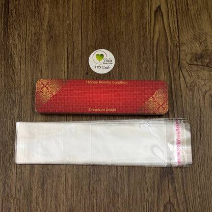Rakhi Card With Transparent Bags (R)