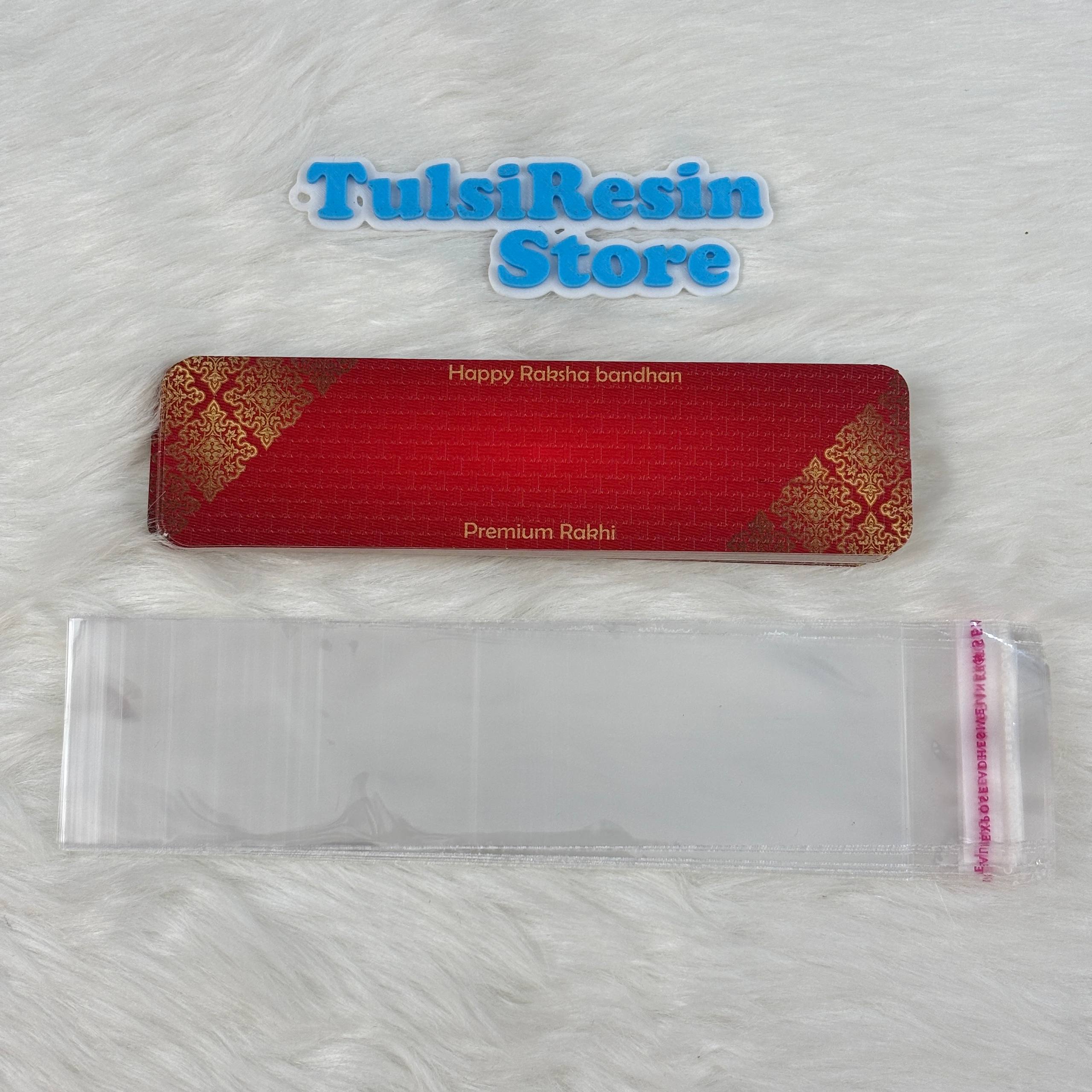 Rakhi Card With Transparent Bags (R)