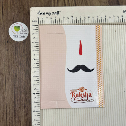 Rakhi Card With Transparent Bags (J) Tulsi Resin Store