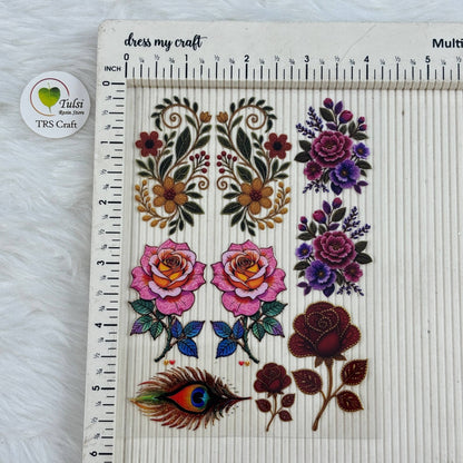 A6 UV DTF Sticker - Floral (U)