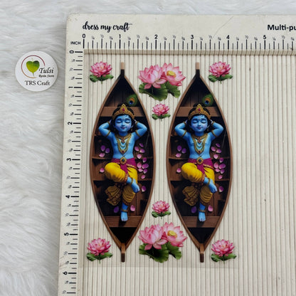 A6 UV DTF Sticker - God Idols Krishna (G6)