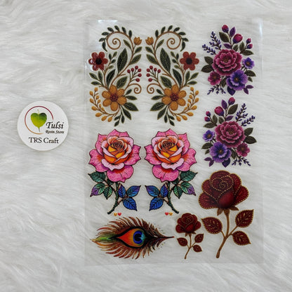 A6 UV DTF Sticker - Floral (U)