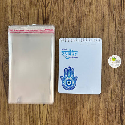 Rakhi Card With Transparent Bags (S) Tulsi Resin Store