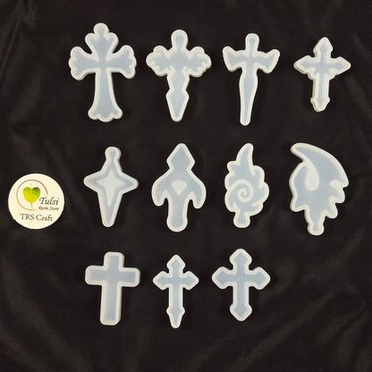 Cross Mould (B) - Pendant Size