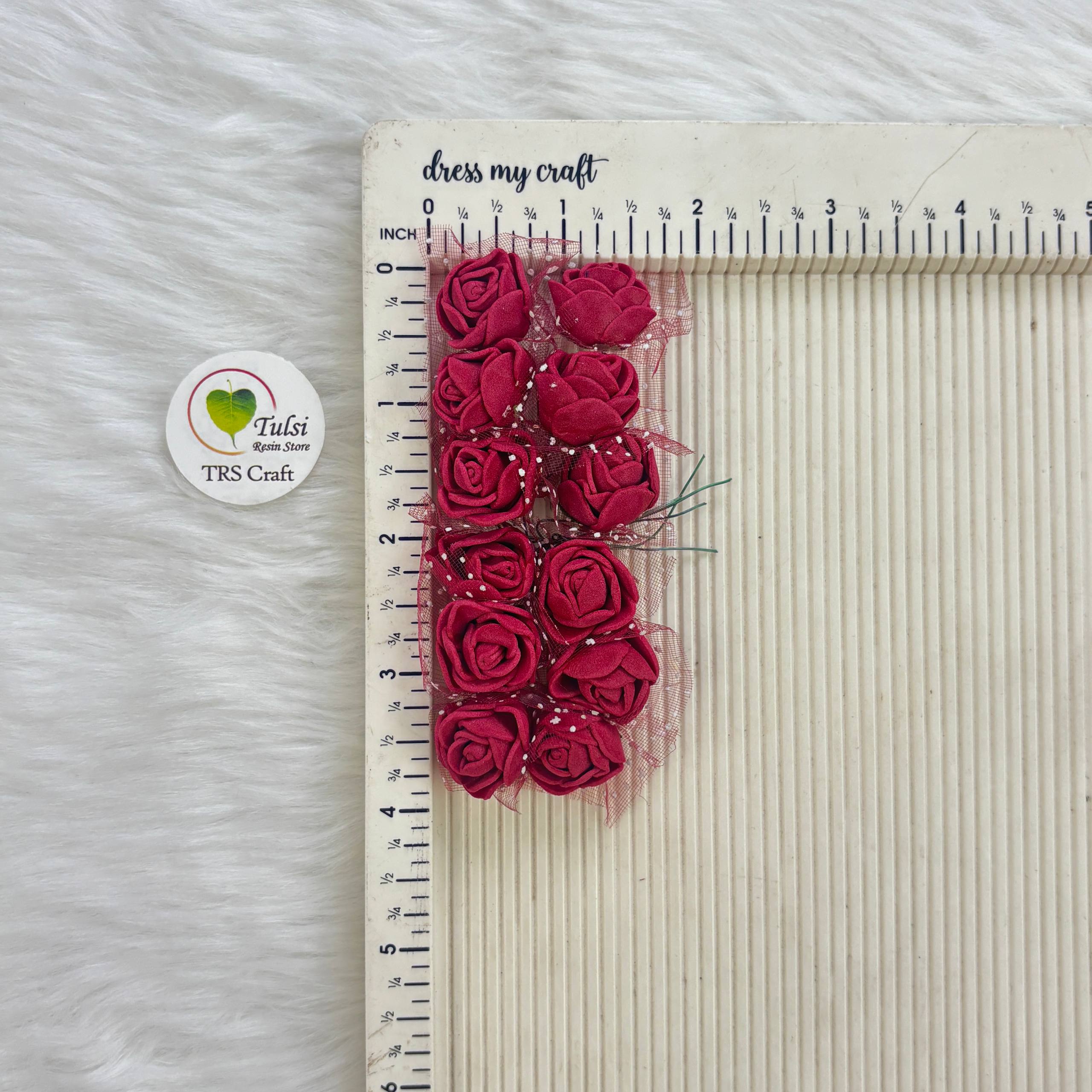 Bunch Artificial Flowers (D) - Foam Tulsi Resin Store