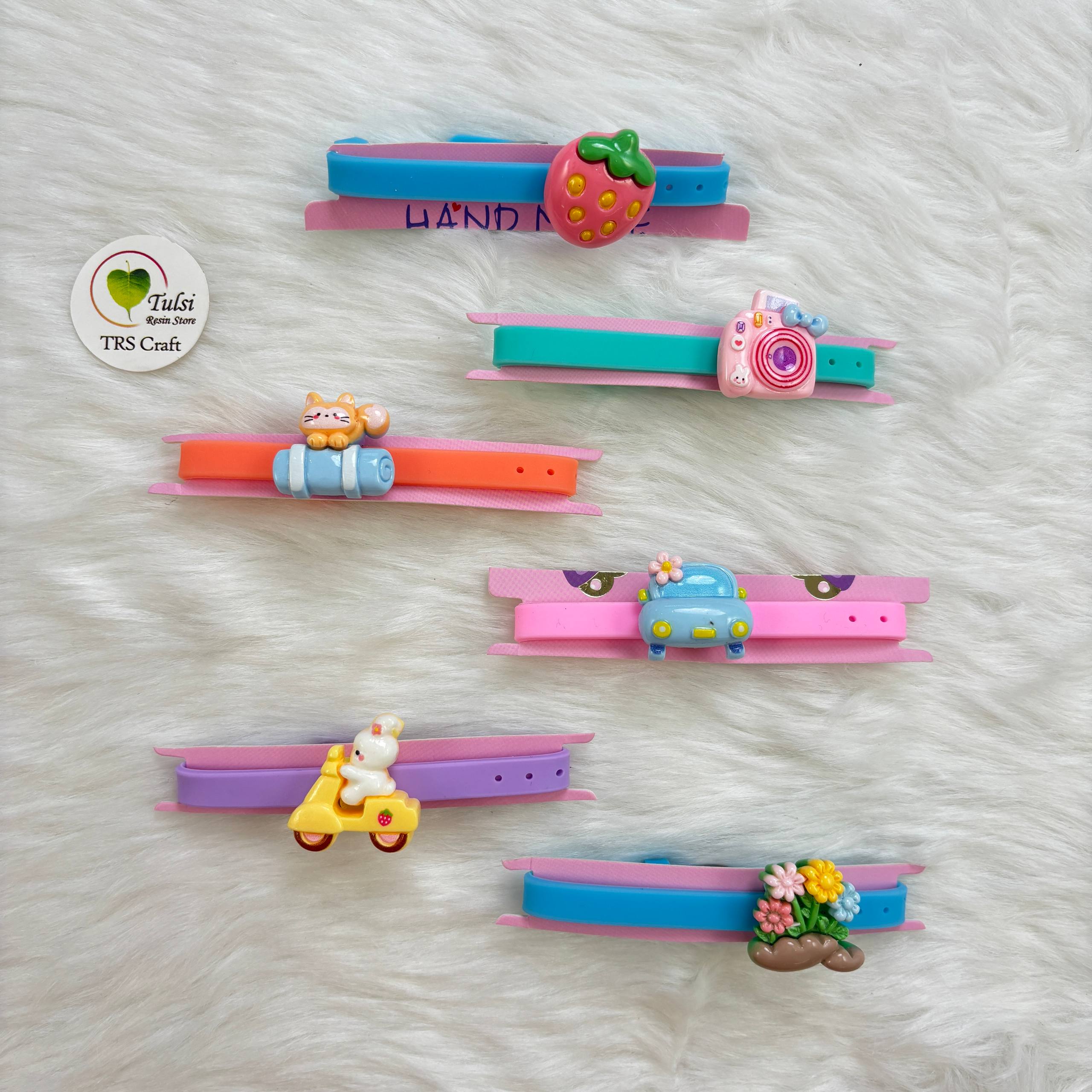 Kids Rakhi Bracelet (A) - Random Elements Tulsi Resin Store