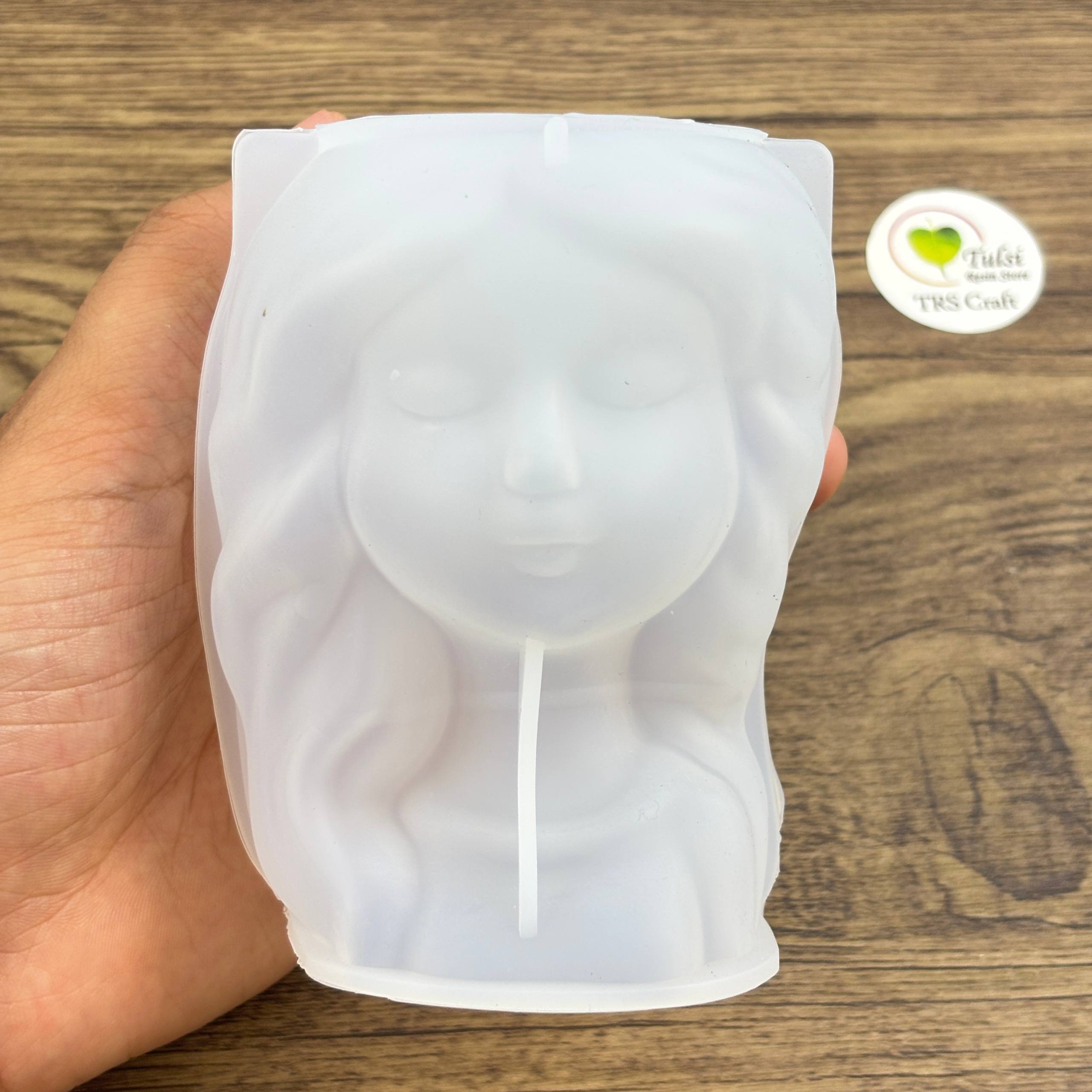 Girl Plantern/Candle Holder Mould (B)